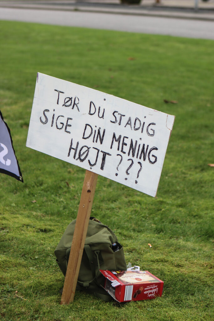 Demonstrantion. Foto: Ole Kæhler