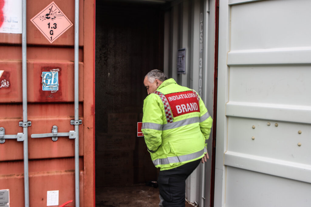 Sikkerhedskontrol. Foto: Ole Kæhler